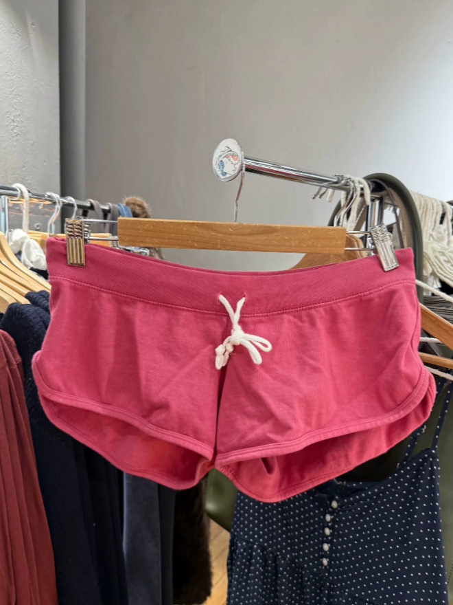 New Rose Pink Cotton Short Pan - огляд і ціна Short Linen Drawstring