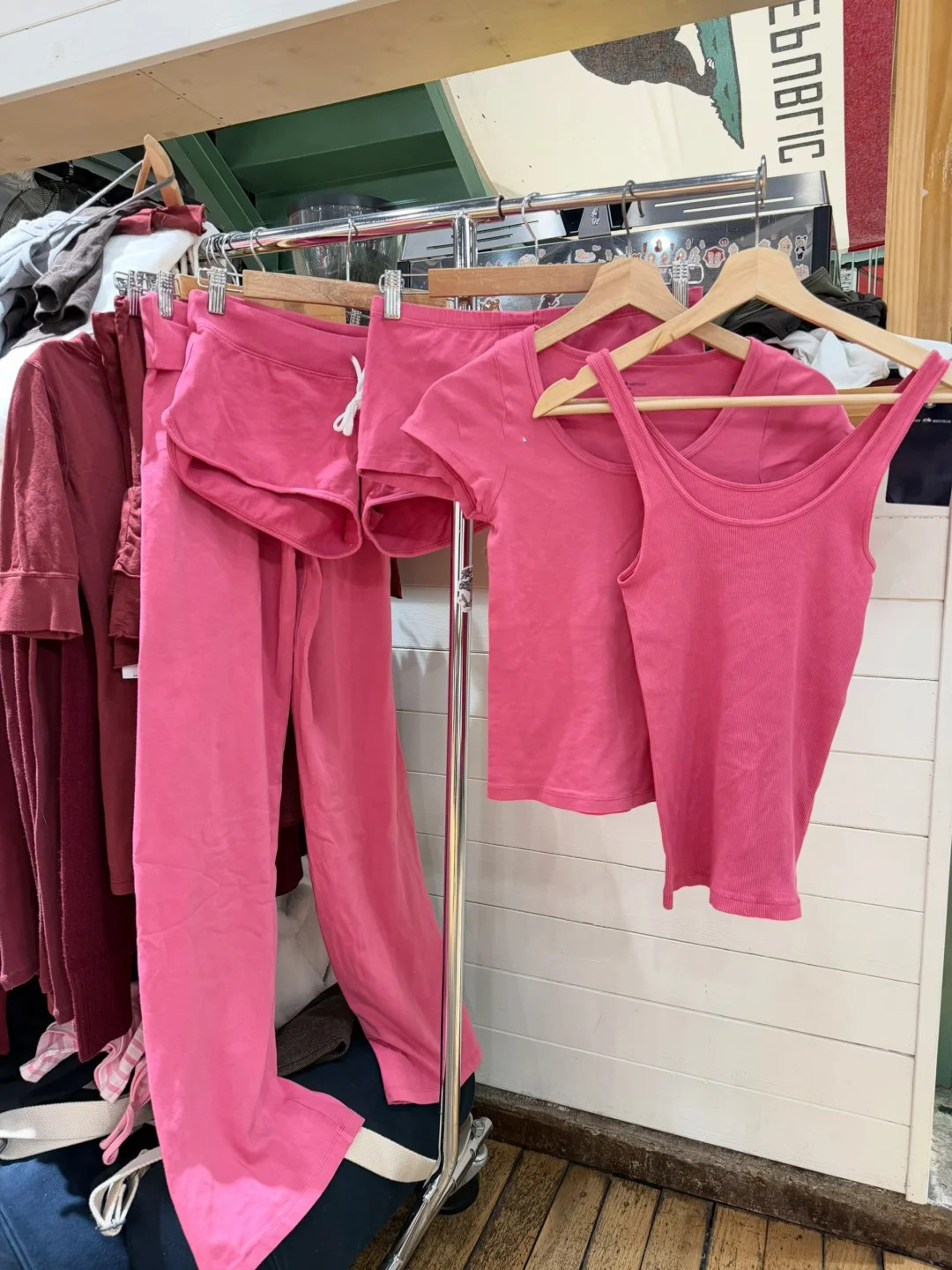 New Rose Pink Cotton Short Pan - огляд і ціна Short Linen Drawstring