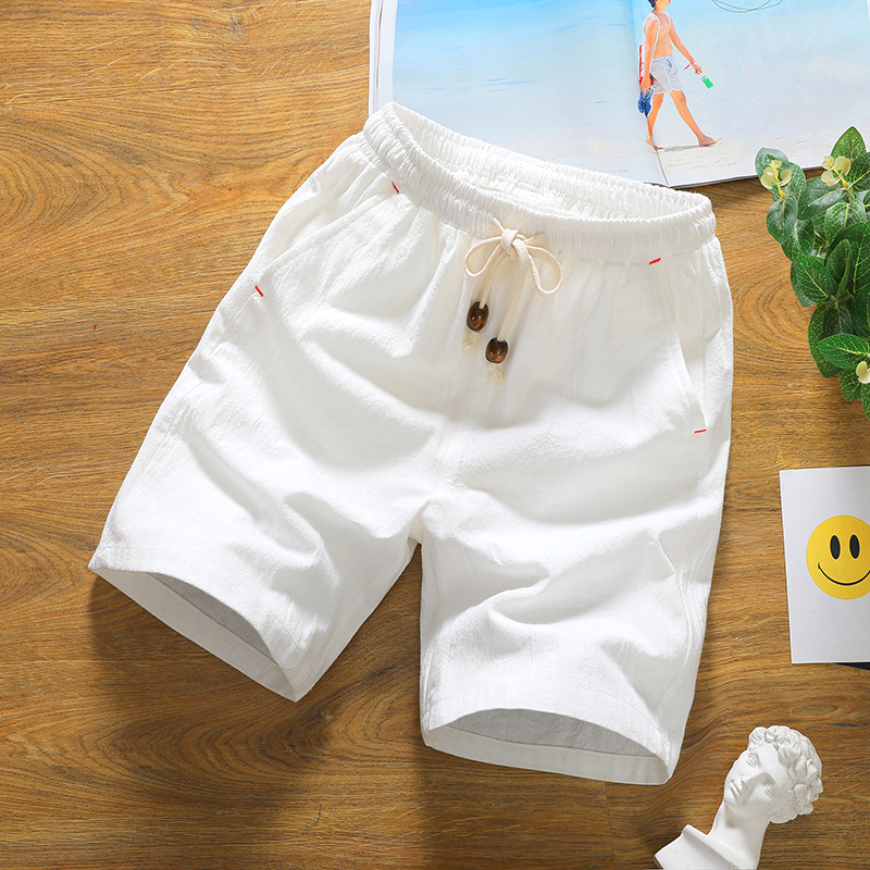 Brand men's summer fashion sol - огляд і ціна Short Linen Drawstring