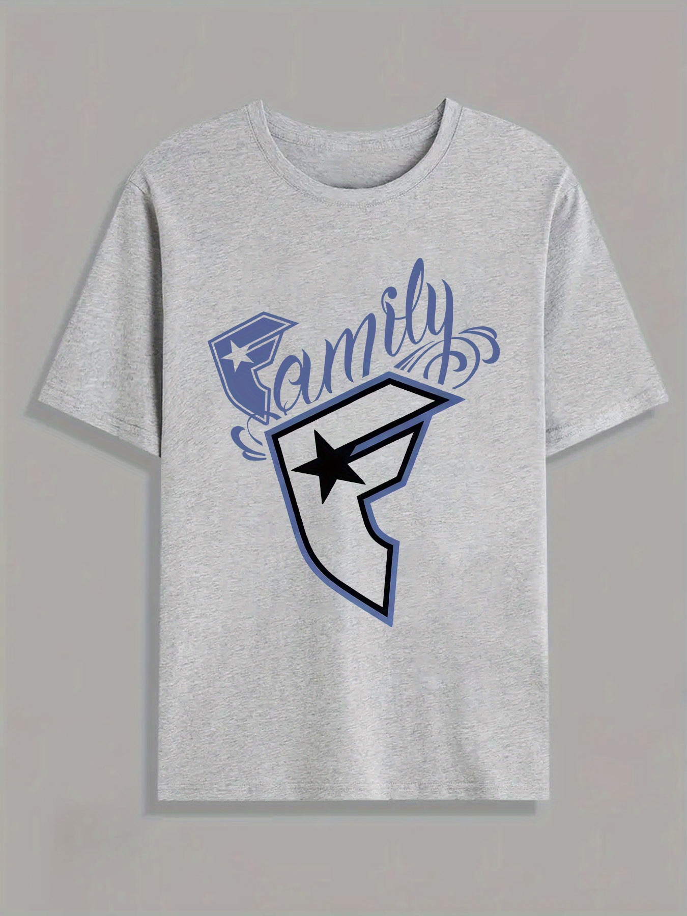 Men's Casual T-Shirt Family Gr - огляд і ціна Linen Shirt Breathable