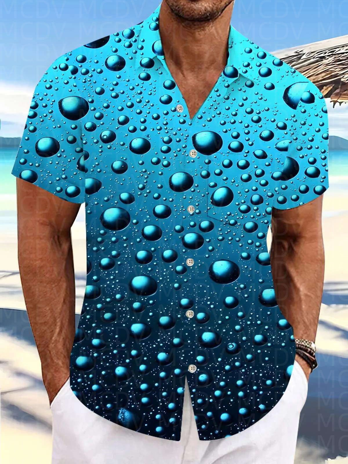 Trump Pattern Men's Hawaiian S - огляд і ціна Shirt Camp Collar