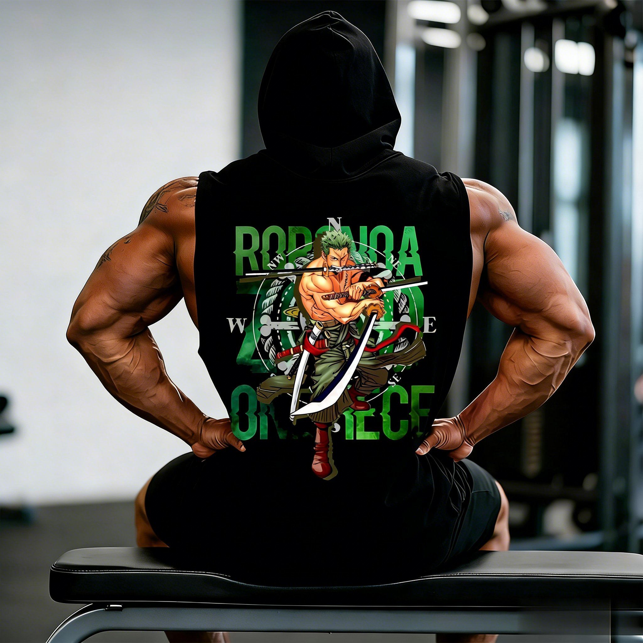 One Piece Zoro Roronoa Anime W - огляд і ціна Tank Top Muscle