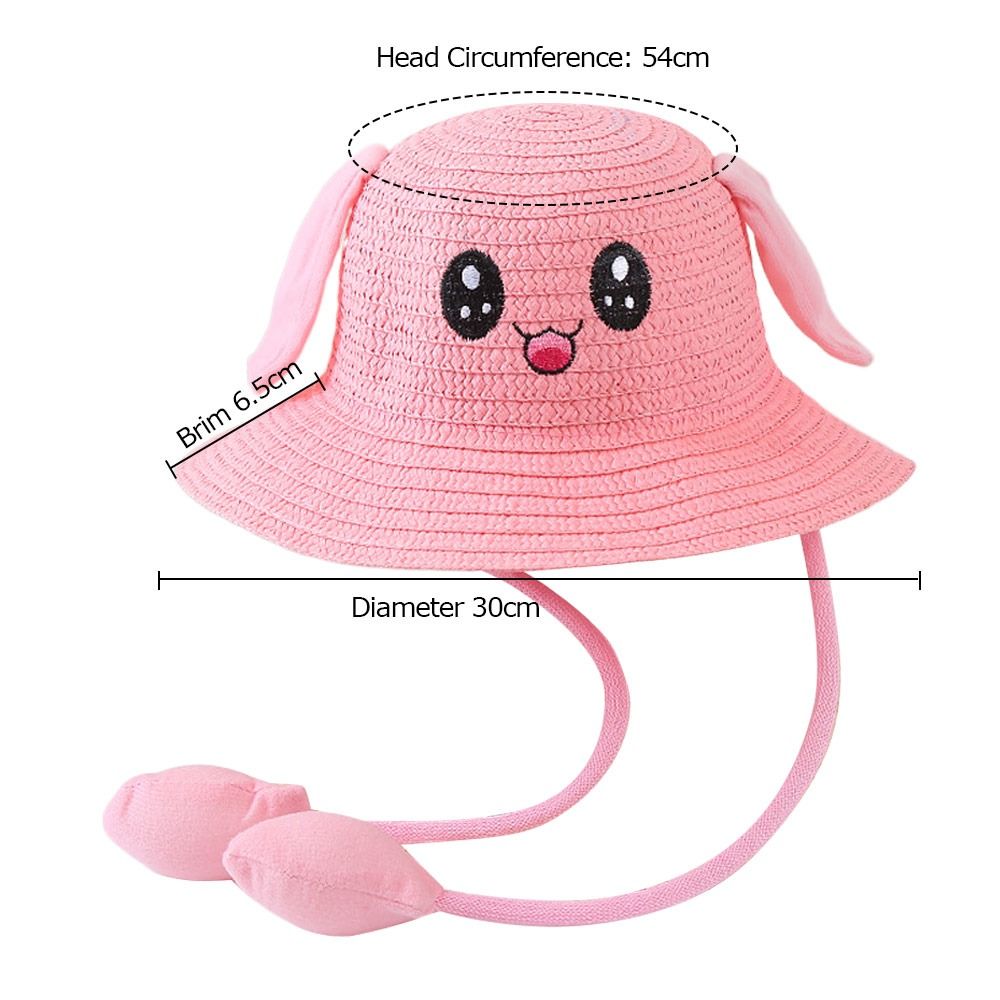 Summer Bucket Cap Moving Ears  - огляд і ціна Bucket Hat Straw