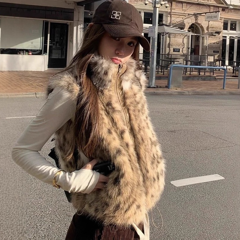Women Faux Fur Vest Coats Shor - огляд і ціна Short Linen Drawstring