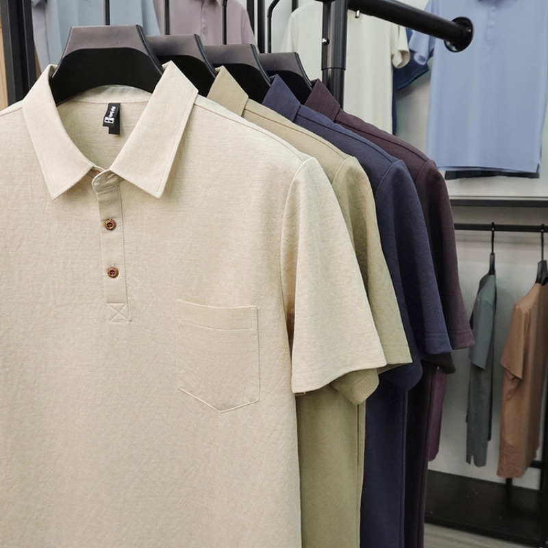2026 New Men's Short Sleeve Po - огляд і ціна Polo Shirt Pique