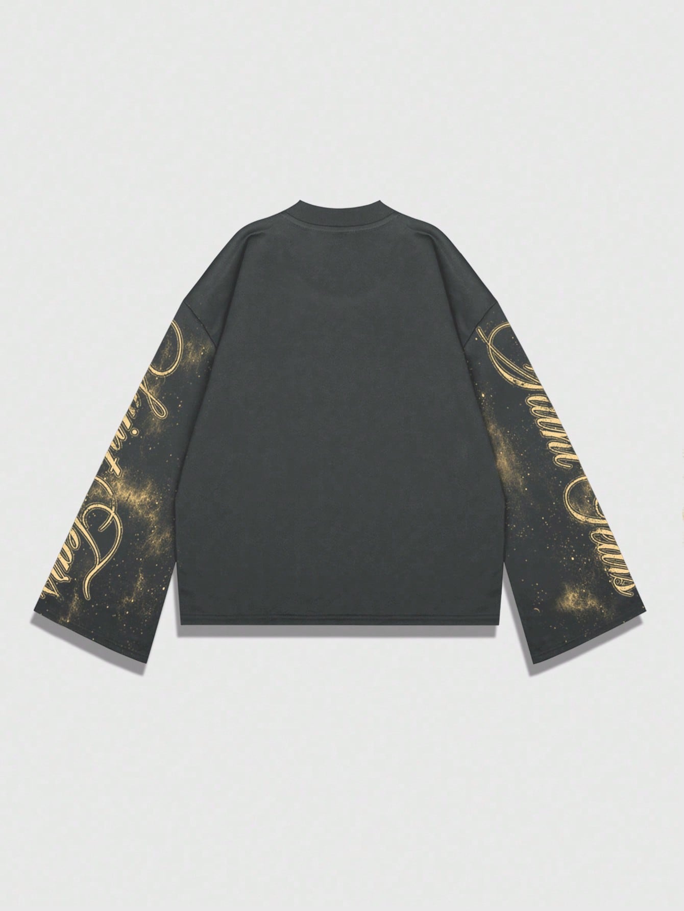 Men's Oversized Long Sleeve Gr - огляд і ціна Tee Graphic Print