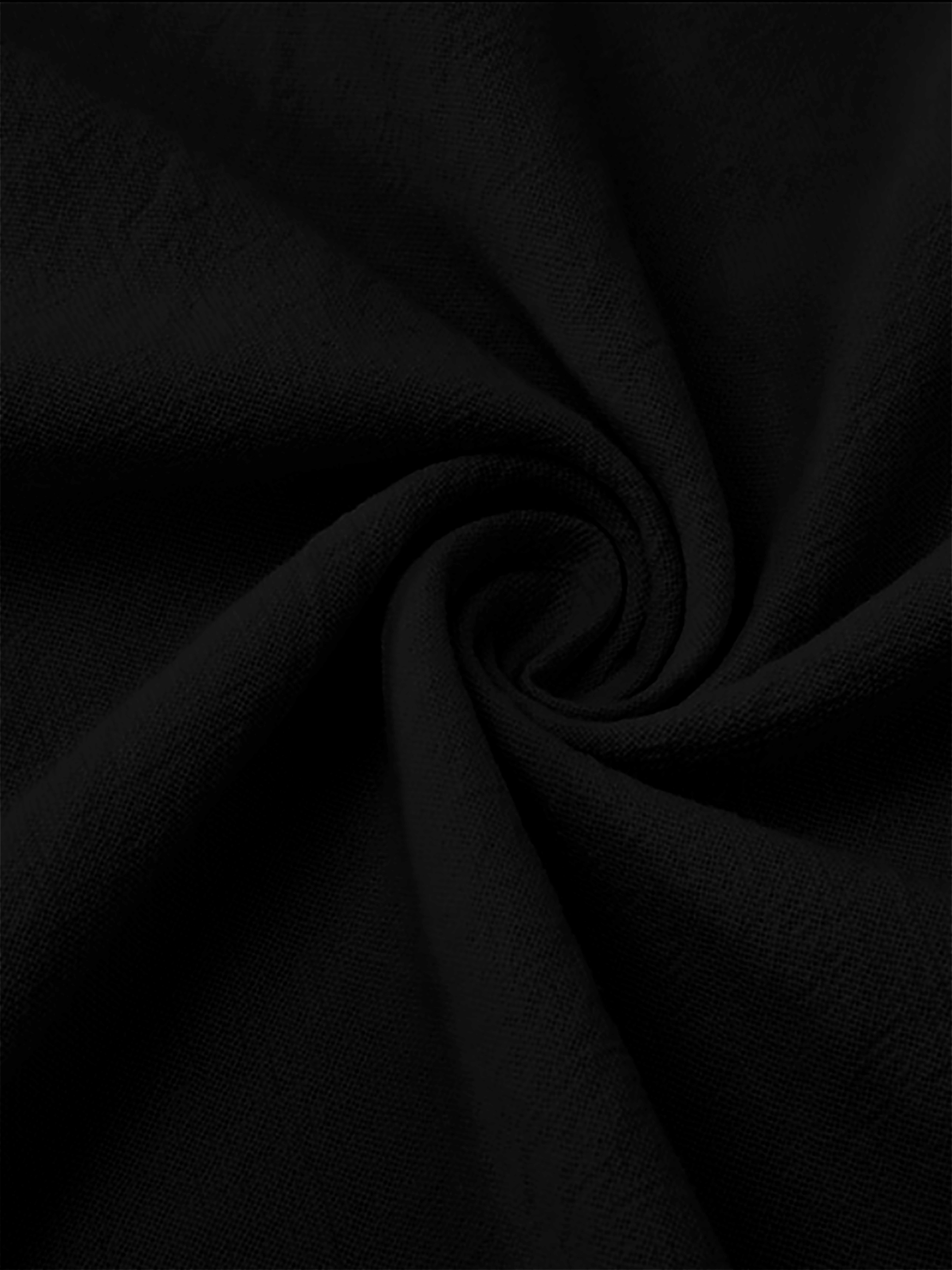 Elegant Black Henley Short-Sle - огляд і ціна Linen Shirt Breathable