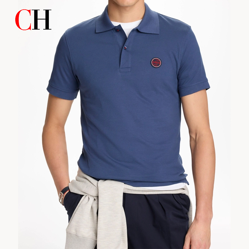 CH Red Accent Circular Rubber  - огляд і ціна Polo Shirt Pique