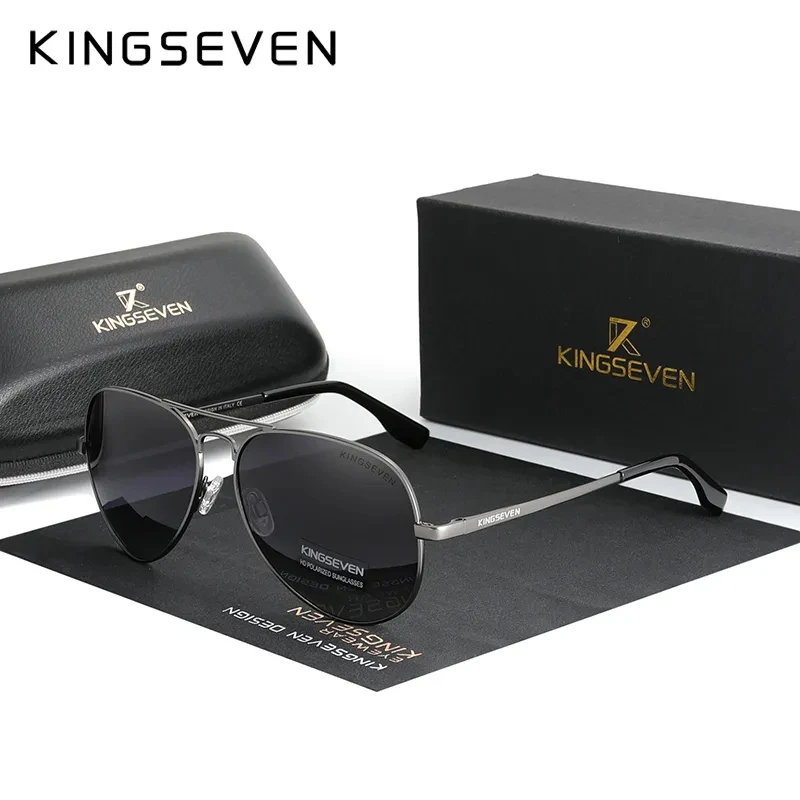 KINGSEVEN Men Vintage Aluminum - огляд і ціна Sunglasses Aviator Polarized