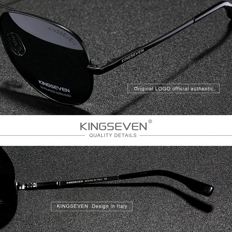 KINGSEVEN Men Vintage Aluminum - огляд і ціна Sunglasses Aviator Polarized