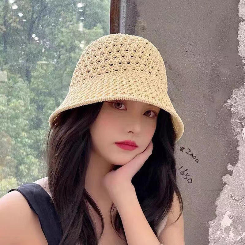 New Girls Sun Hat Wide Brim Fl - огляд і ціна Bucket Hat Straw