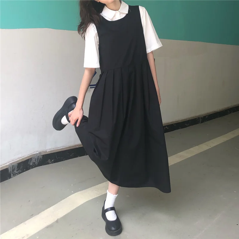 Two Piece Sets Women Japanese  - огляд і ціна Shirt Camp Collar