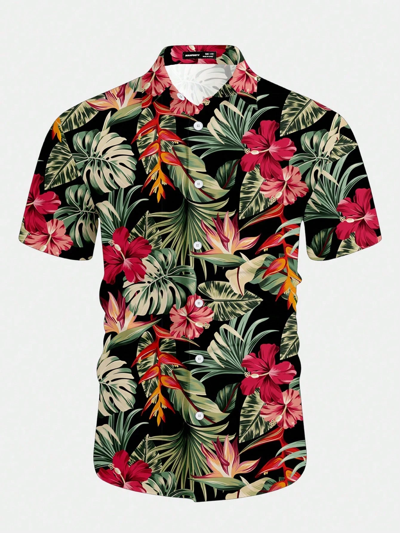 Casual Hawaiian Shirt Men Trop - огляд і ціна Resort Shirt Floral