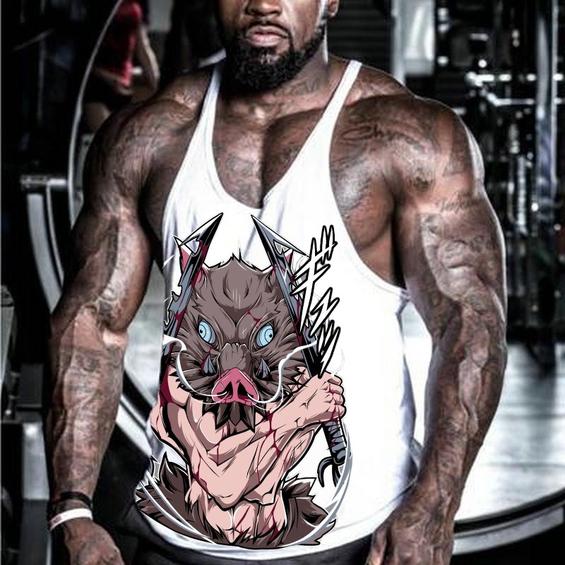 GYM Mens Tank Top Summer Brand - огляд і ціна Tank Top Muscle