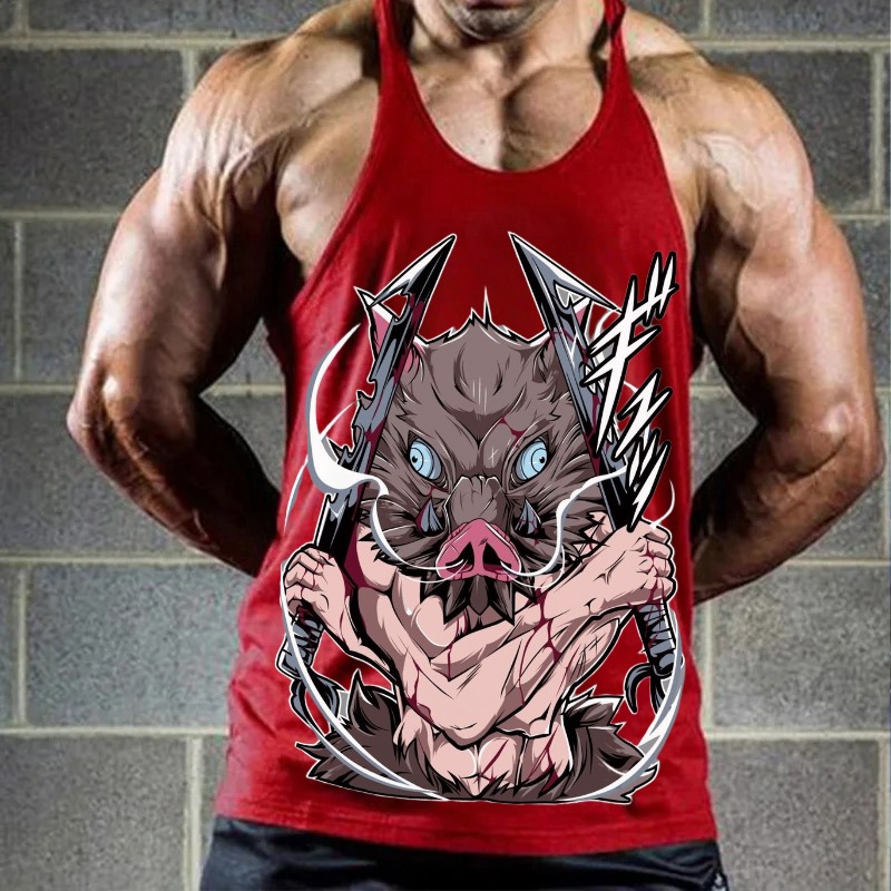 GYM Mens Tank Top Summer Brand - огляд і ціна Tank Top Muscle