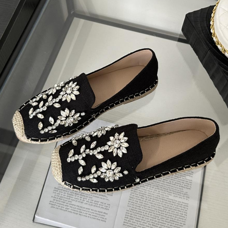 2026 Rhinestone Flower Decorat - огляд і ціна Espadrille Slip On
