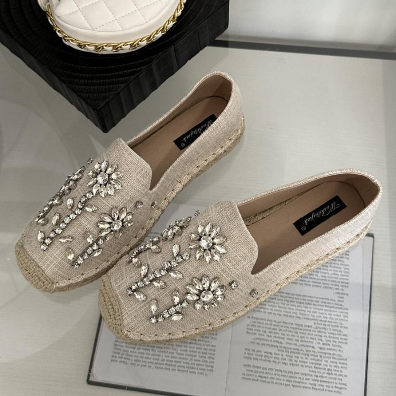 2026 Rhinestone Flower Decorat - огляд і ціна Espadrille Slip On