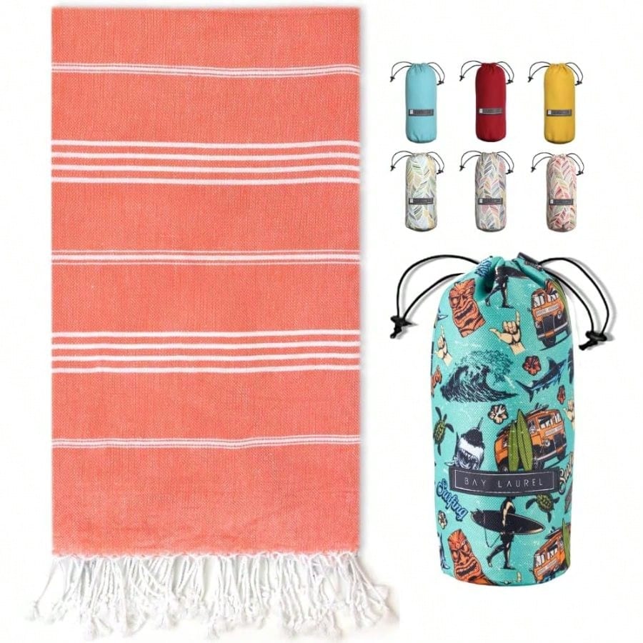 Turkish Beach Towel With Trave - огляд і ціна Beach Towel Large