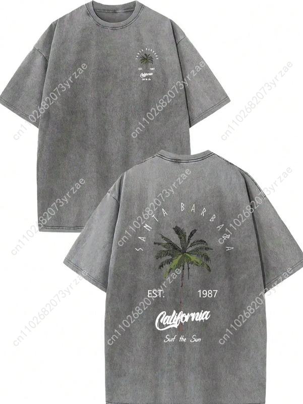 Retro Wash Santa Barbara Tshir - огляд і ціна Linen Shirt Breathable