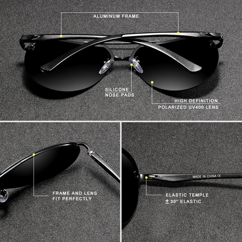 KINGSEVEN  Rimless Pilot Sungl - огляд і ціна Sunglasses Aviator Polarized