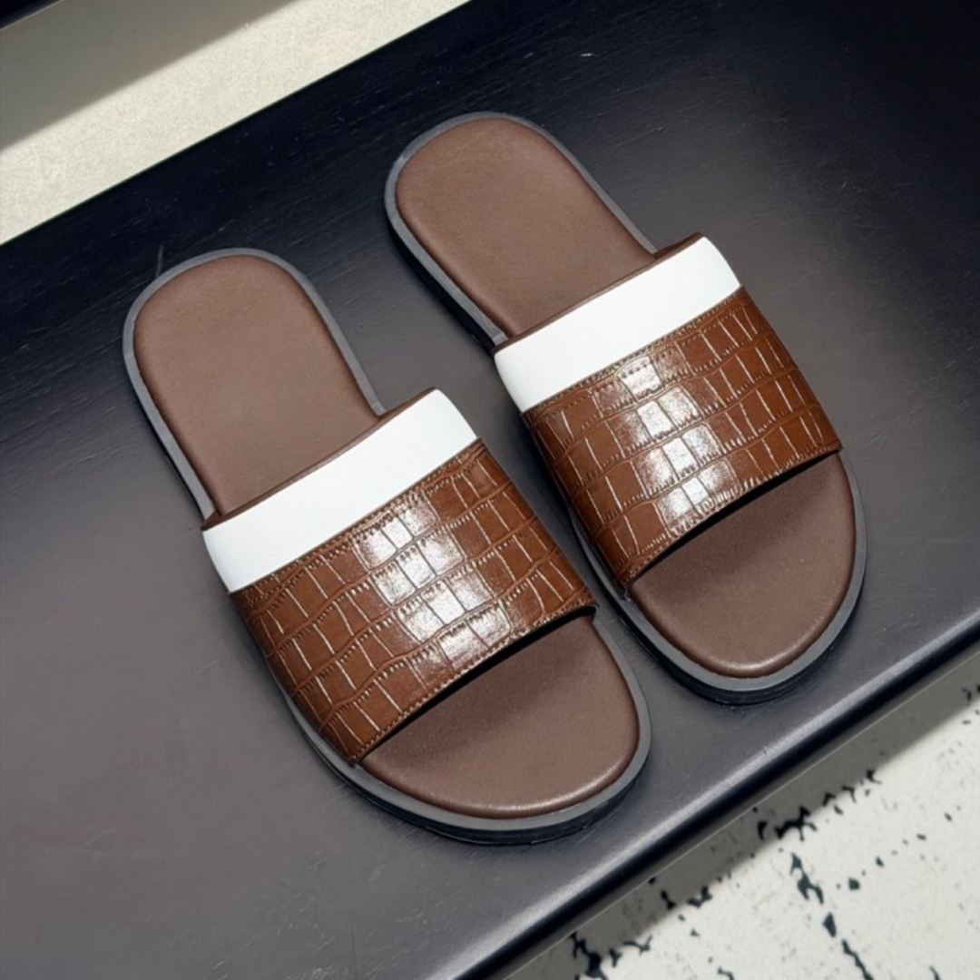 Handmade Cowhide Sandals Luxur - огляд і ціна Flip Flop Leather Men