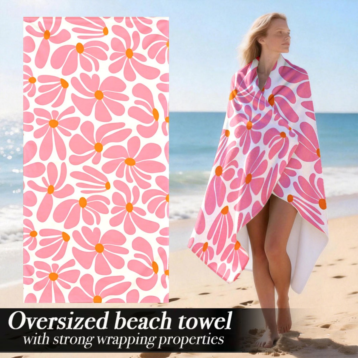 Luxury Oversized Beach Towel | - огляд і ціна Beach Towel Large