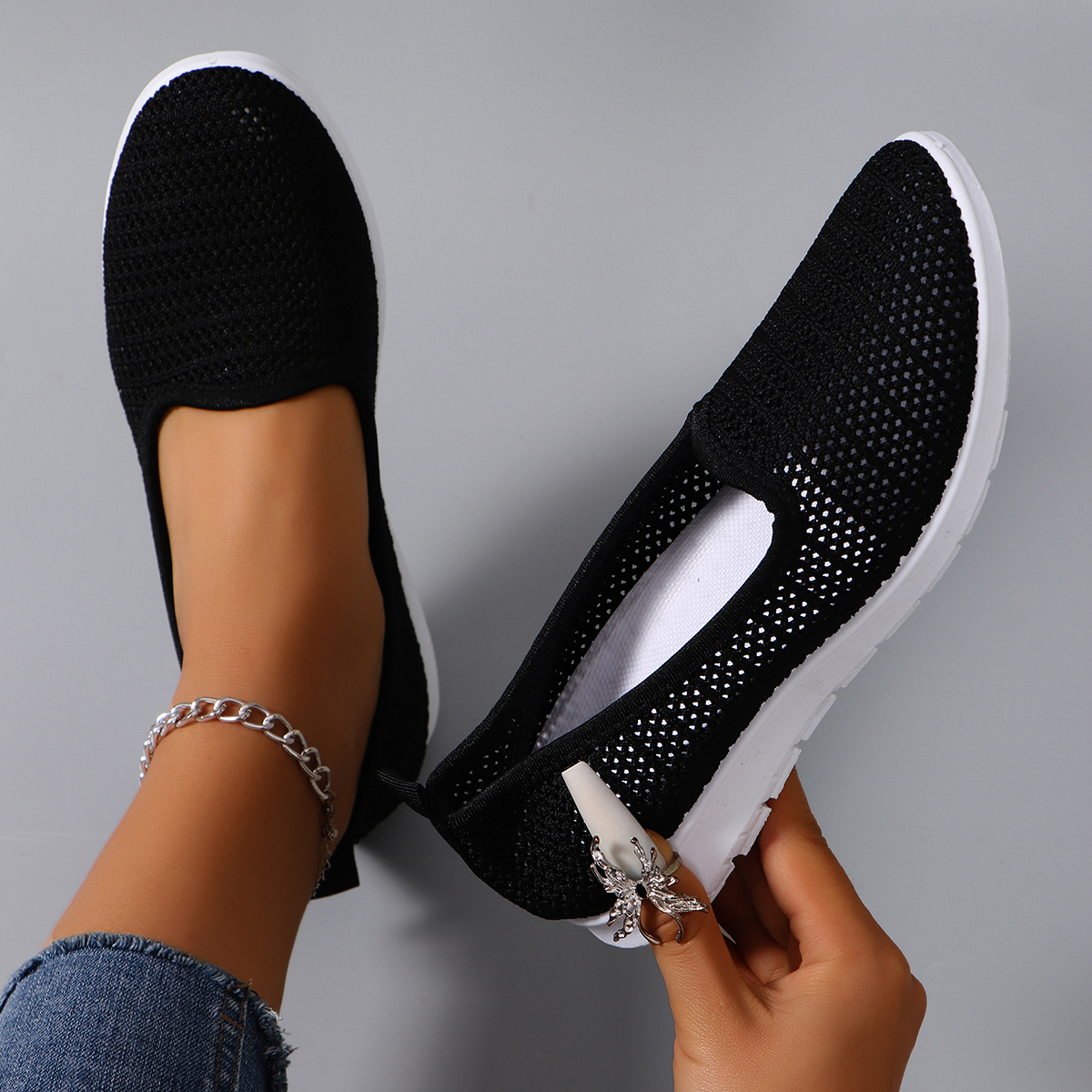 Women's summer breathable mesh - огляд і ціна Espadrille Slip On