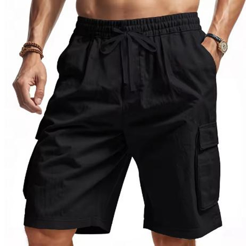 New Multi-Pocket sweatpants Me - огляд і ціна Short Linen Drawstring