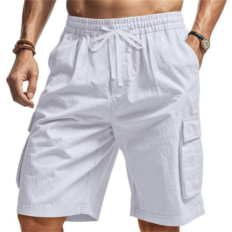 New Multi-Pocket sweatpants Me - огляд і ціна Short Linen Drawstring