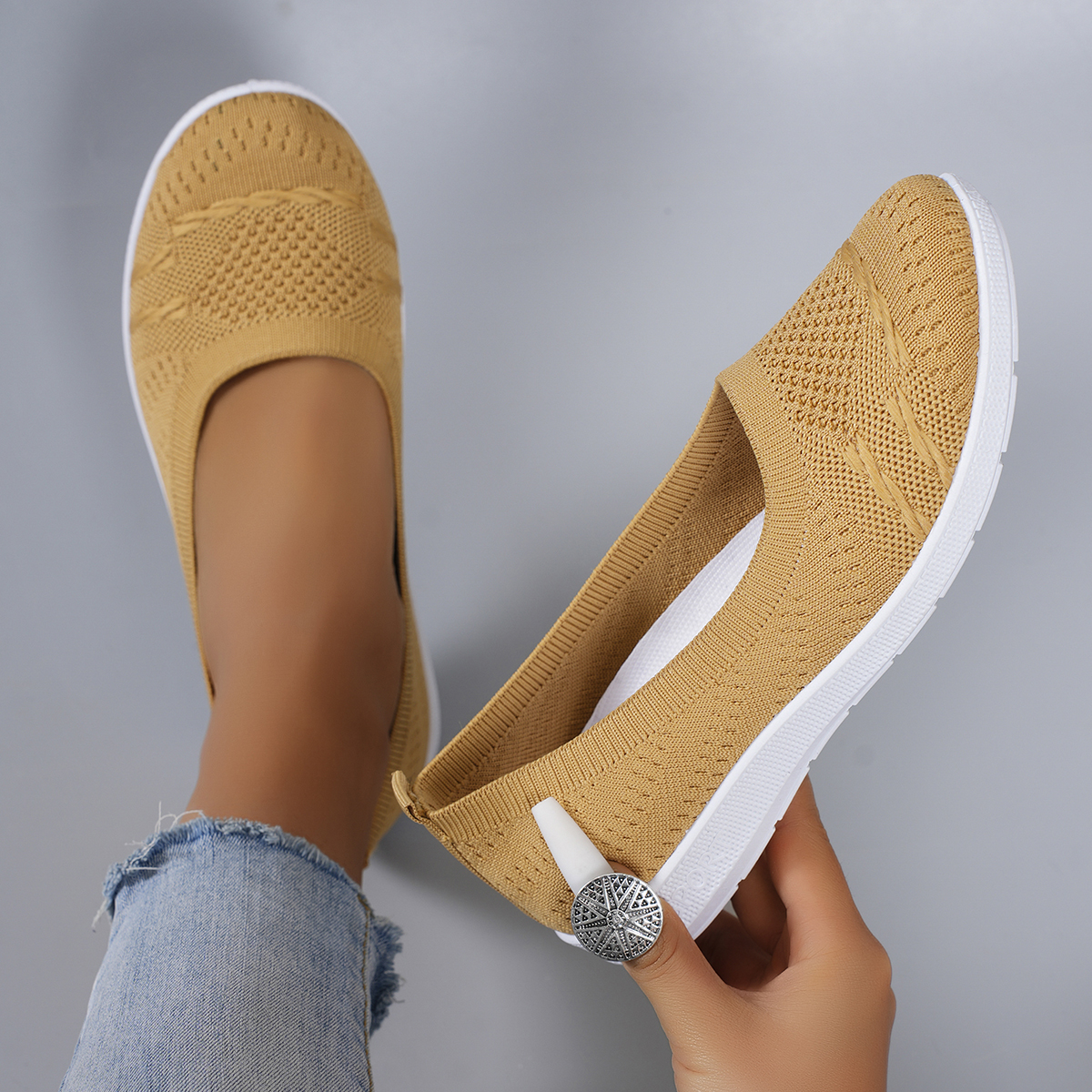 Women's summer breathable mesh - огляд і ціна Espadrille Slip On