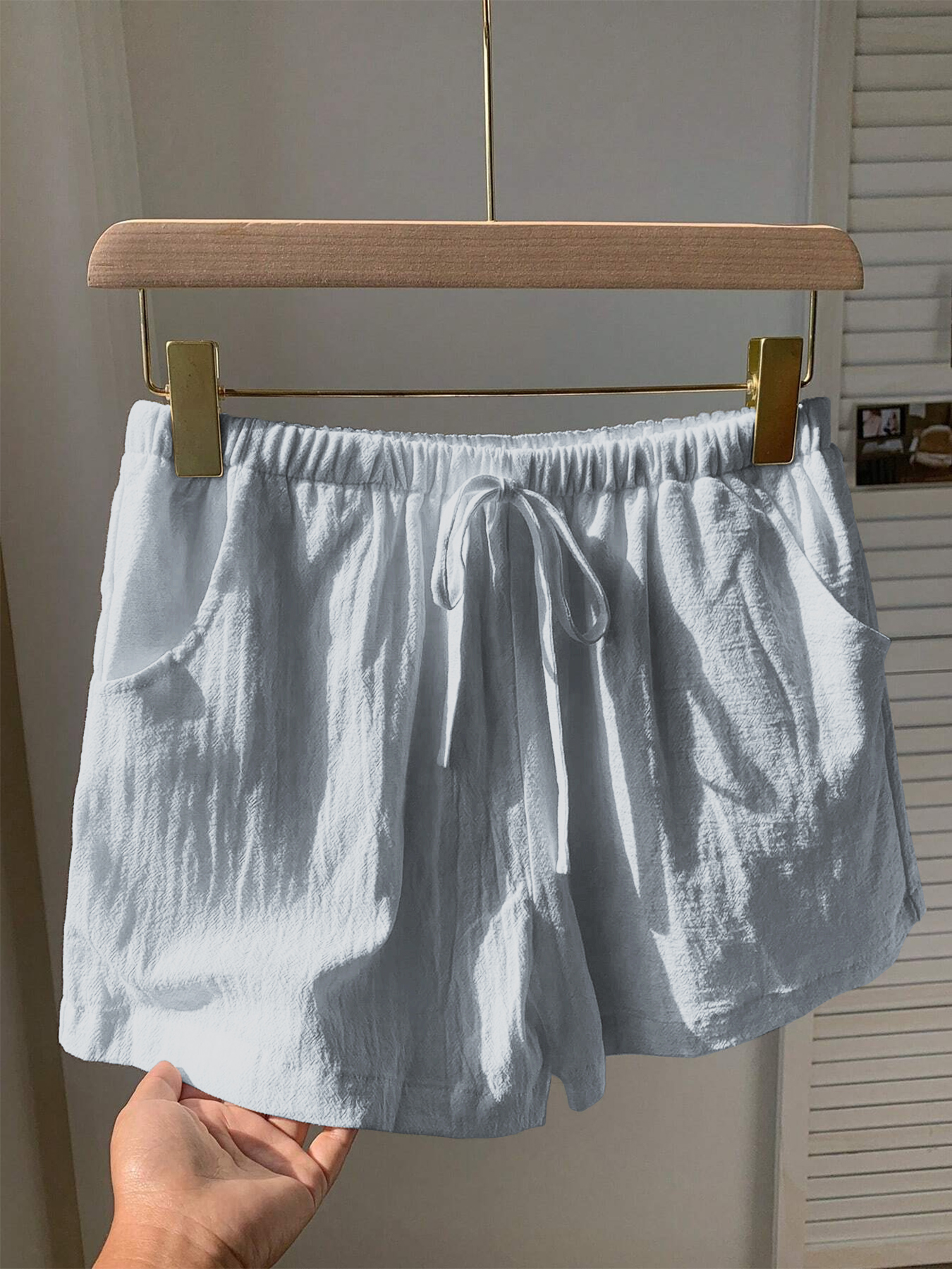 Ladies New Spring Summer Linen - огляд і ціна Short Linen Drawstring