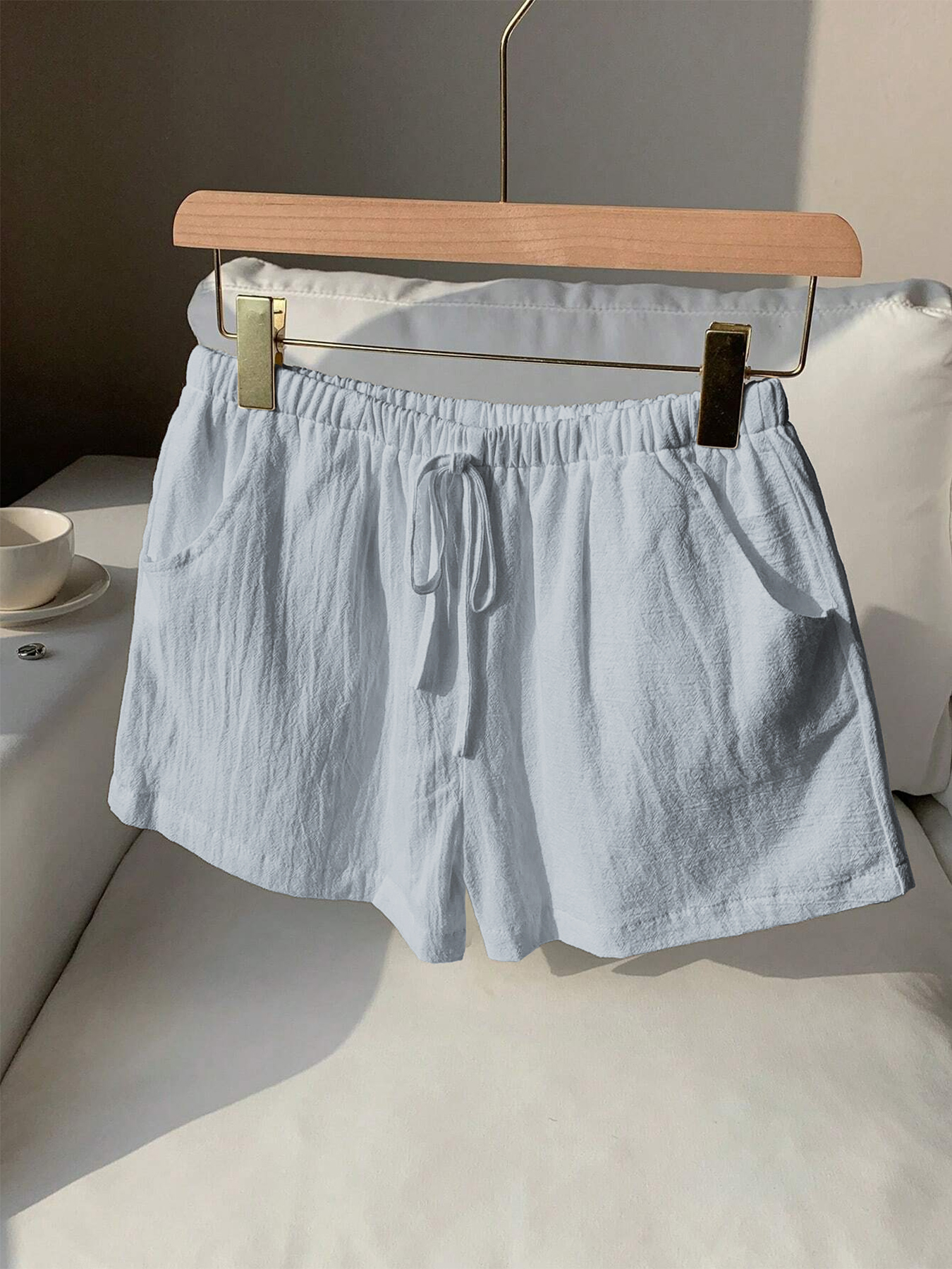 Ladies New Spring Summer Linen - огляд і ціна Short Linen Drawstring