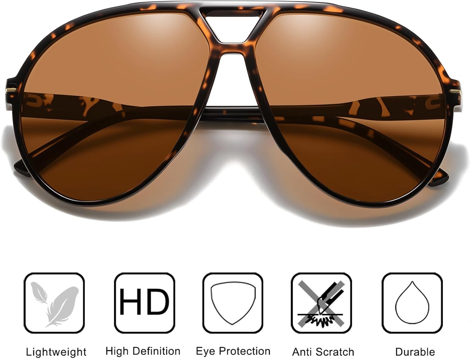 70s Retro Aviator Sunglasses,  - огляд і ціна Sunglasses Aviator Polarized
