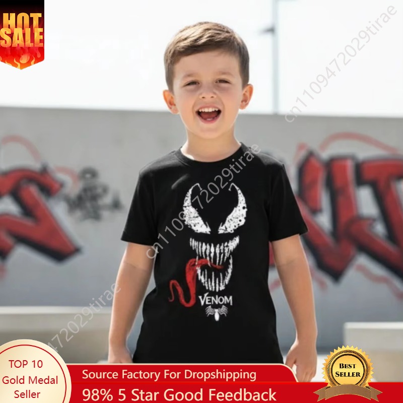 Marvel Marvel Venom Cotton Cas - огляд і ціна Tee Graphic Print
