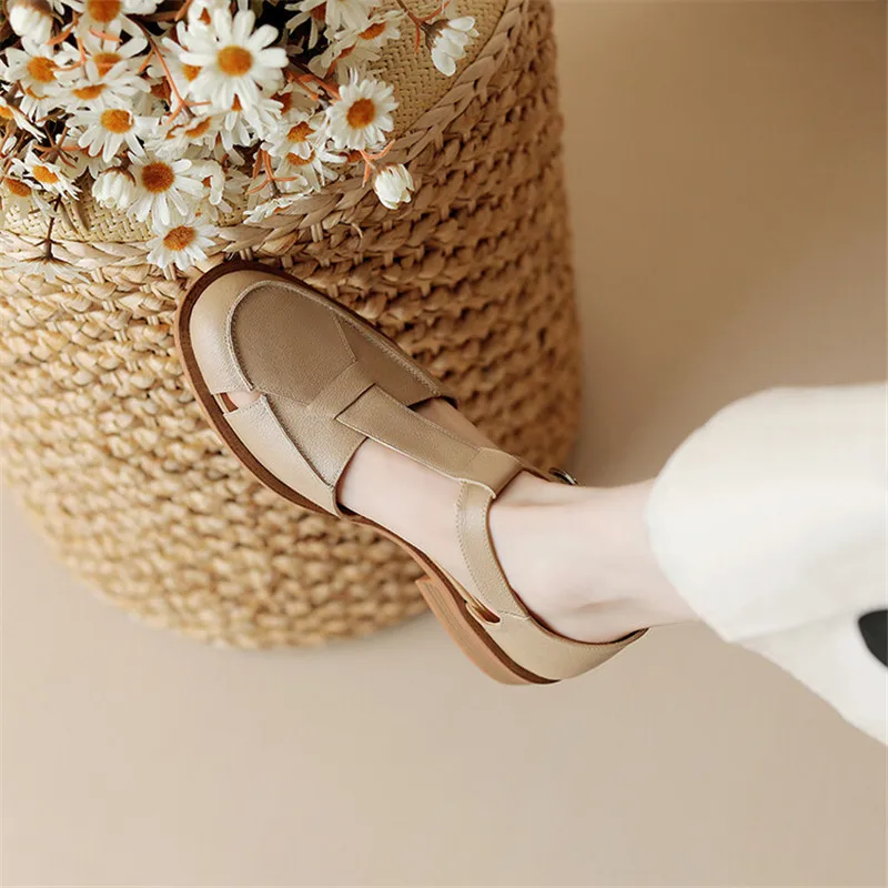 2023 Summer Sandals Cowhide Ro - огляд і ціна Casual Sandal Leather