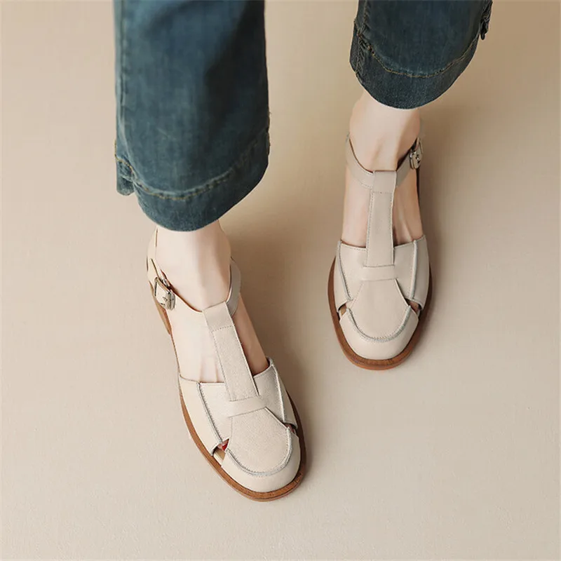 2023 Summer Sandals Cowhide Ro - огляд і ціна Casual Sandal Leather