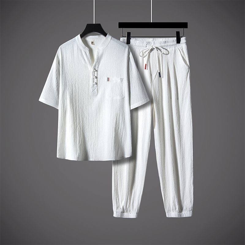 New Summer Fashion Trendy Cott - огляд і ціна Linen Shirt Breathable