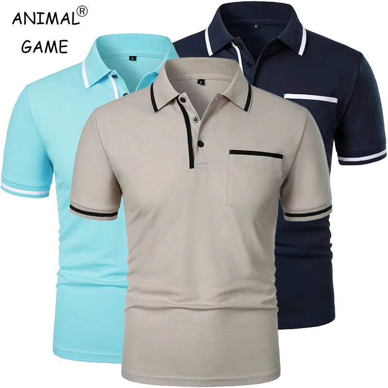 Summer Men's Short Sleeve Brea - огляд і ціна Polo Shirt Pique
