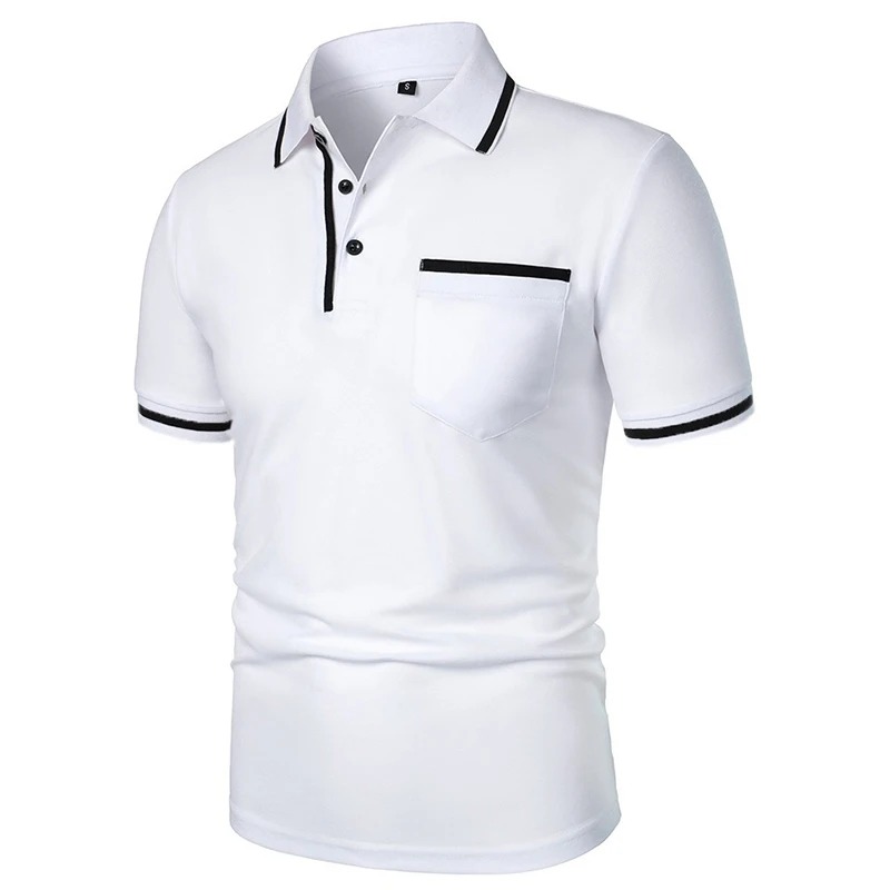 Summer Men's Short Sleeve Brea - огляд і ціна Polo Shirt Pique