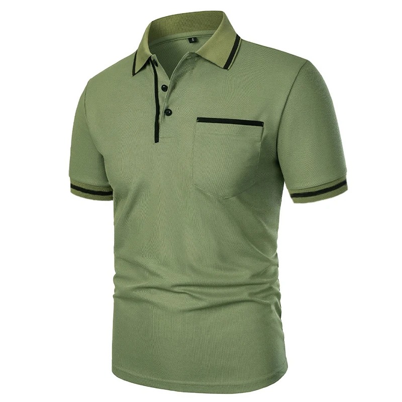 Summer Men's Short Sleeve Brea - огляд і ціна Polo Shirt Pique
