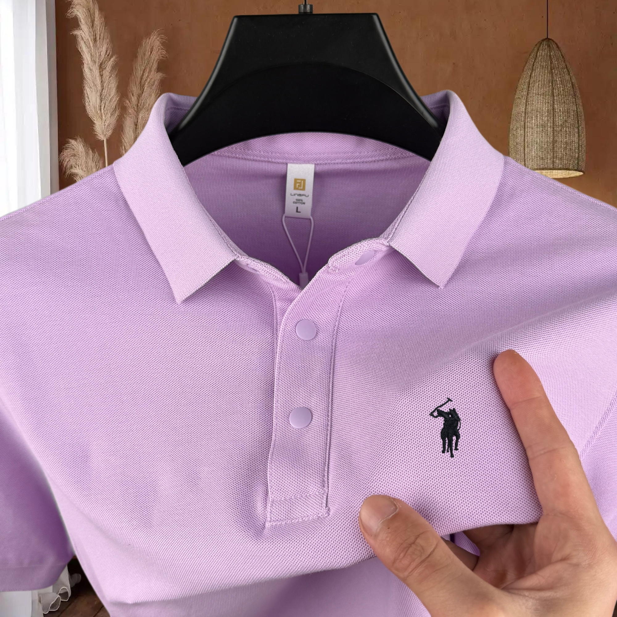100% pure cotton high-end bran - огляд і ціна Polo Shirt Pique