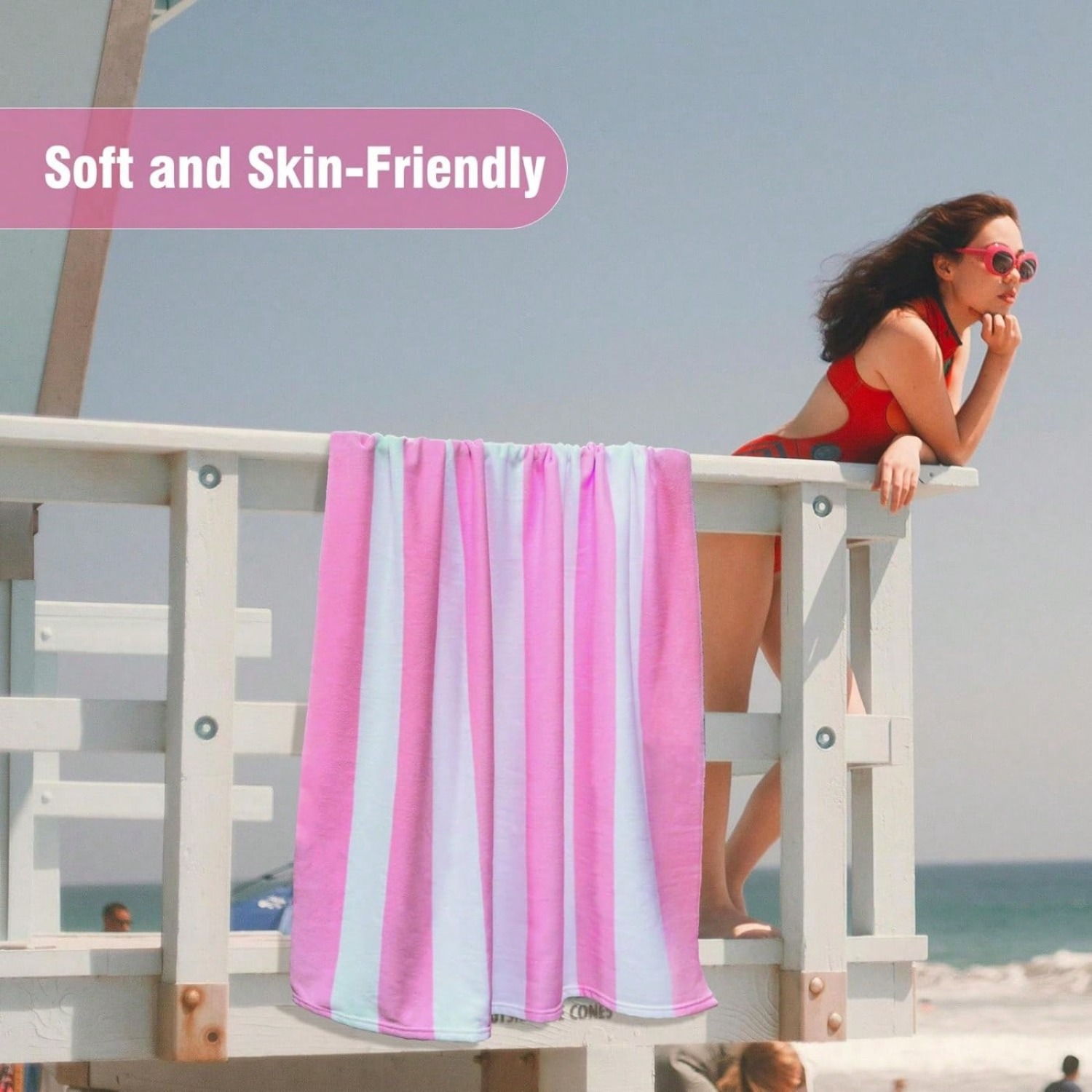1 PC Large Oversized Beach Tow - огляд і ціна Beach Towel Large