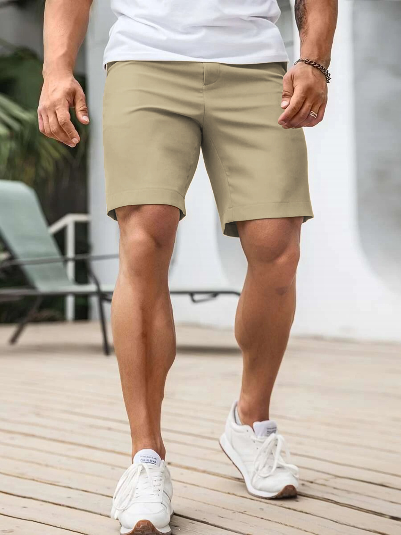 Men's Contrast Trim Chino Shor - огляд і ціна Shorts Chino Slim
