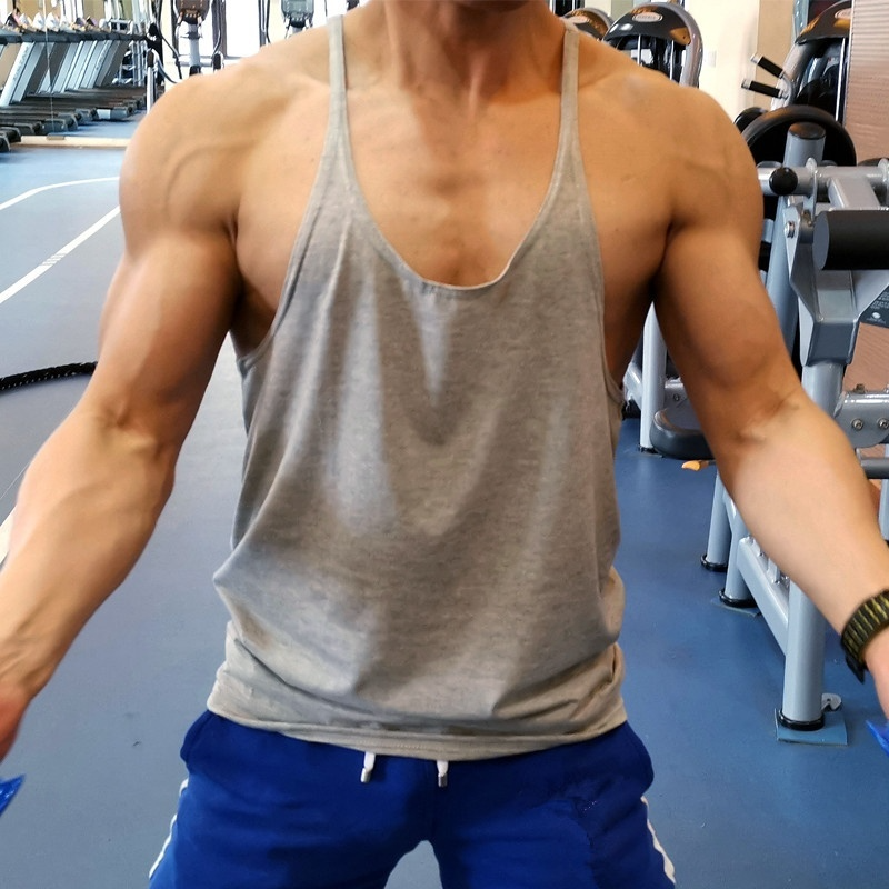 Men's Gym Workout Bodybuilding - огляд і ціна Tank Top Muscle