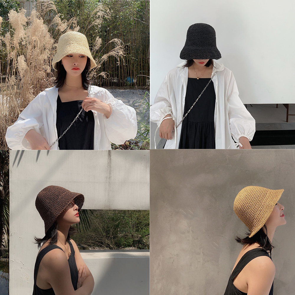 Hot Women's Fashion Summer Cap - огляд і ціна Bucket Hat Straw