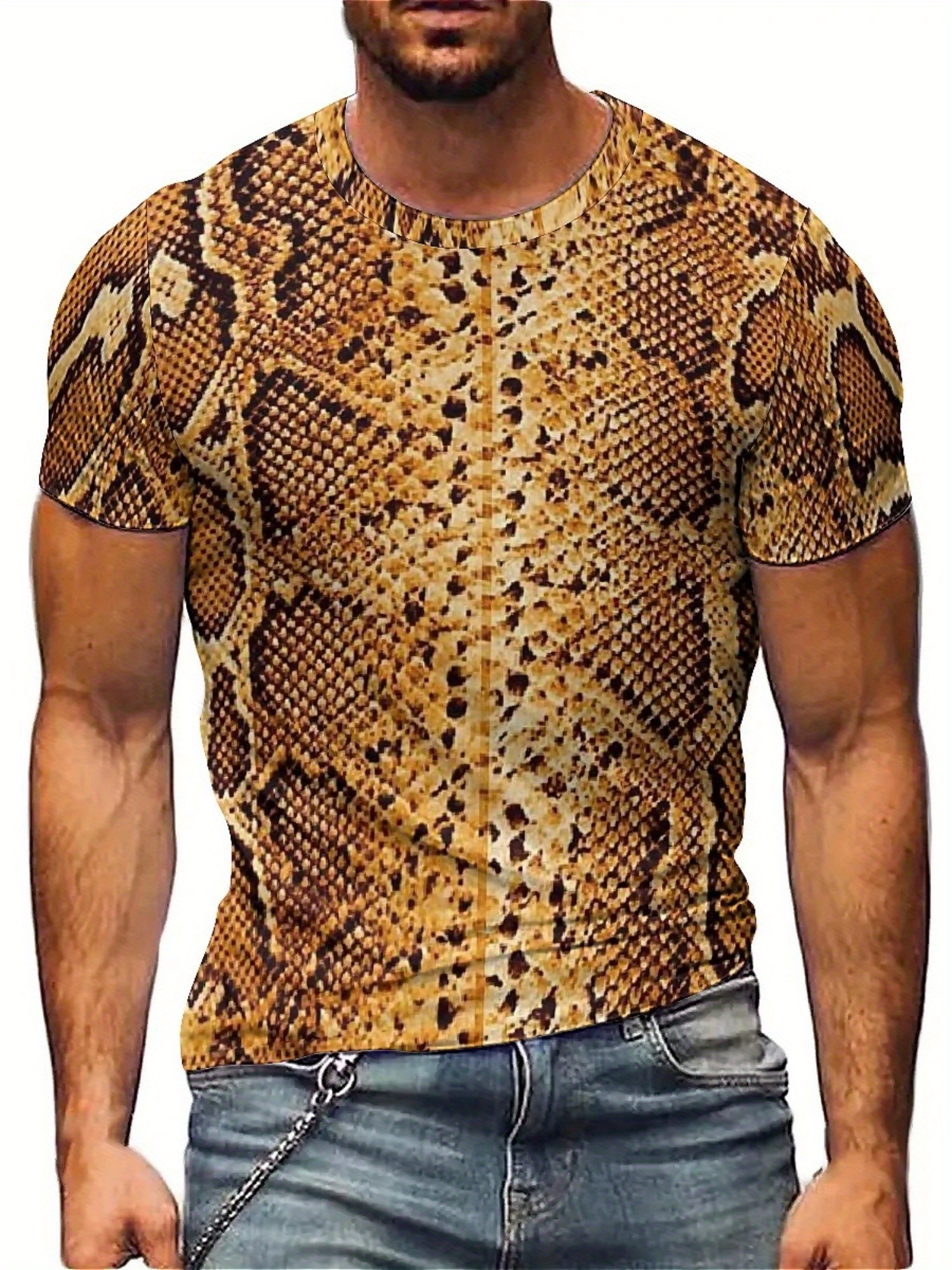 Men'S 3D Print Snake Graphic T - огляд і ціна Tee Graphic Print