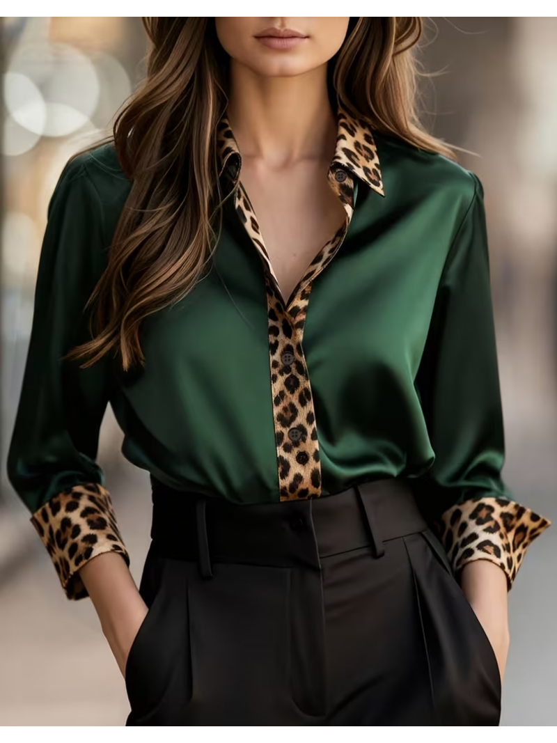 Elegant Long Sleeve Button Dow - огляд і ціна Shirt Camp Collar