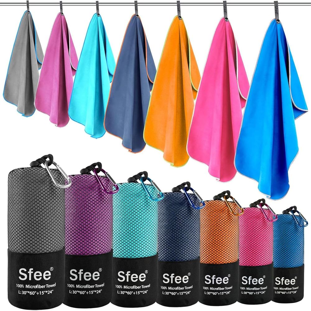 Compact Large Absorbent Travel - огляд і ціна Beach Towel Large