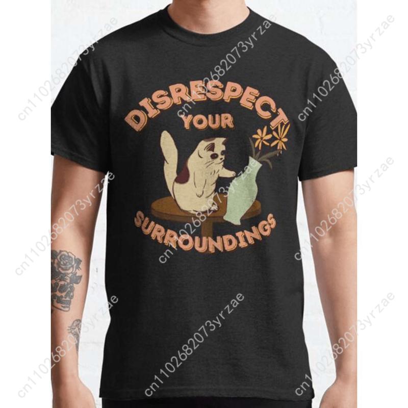 Funny Cats Punk Memes Casual T - огляд і ціна Linen Shirt Breathable